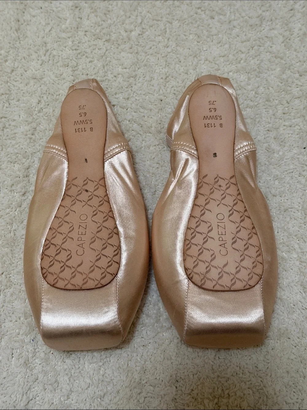 Capezio Kids Ballet Pointe Shoes Airess- Blush Satin